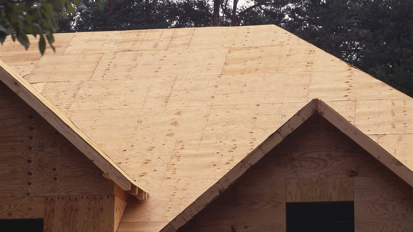 Plywood Replacement During Roof Work