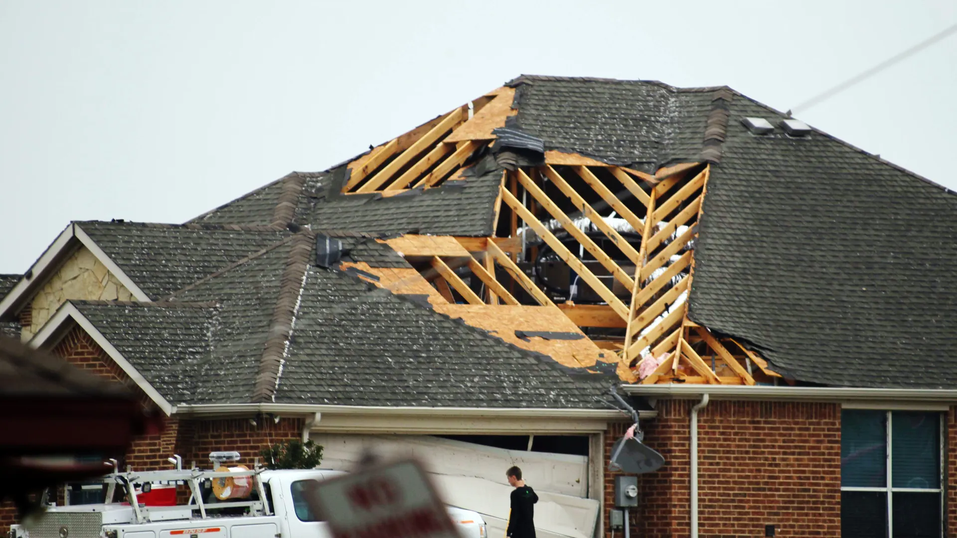 Structural Damage Beneath the Roof